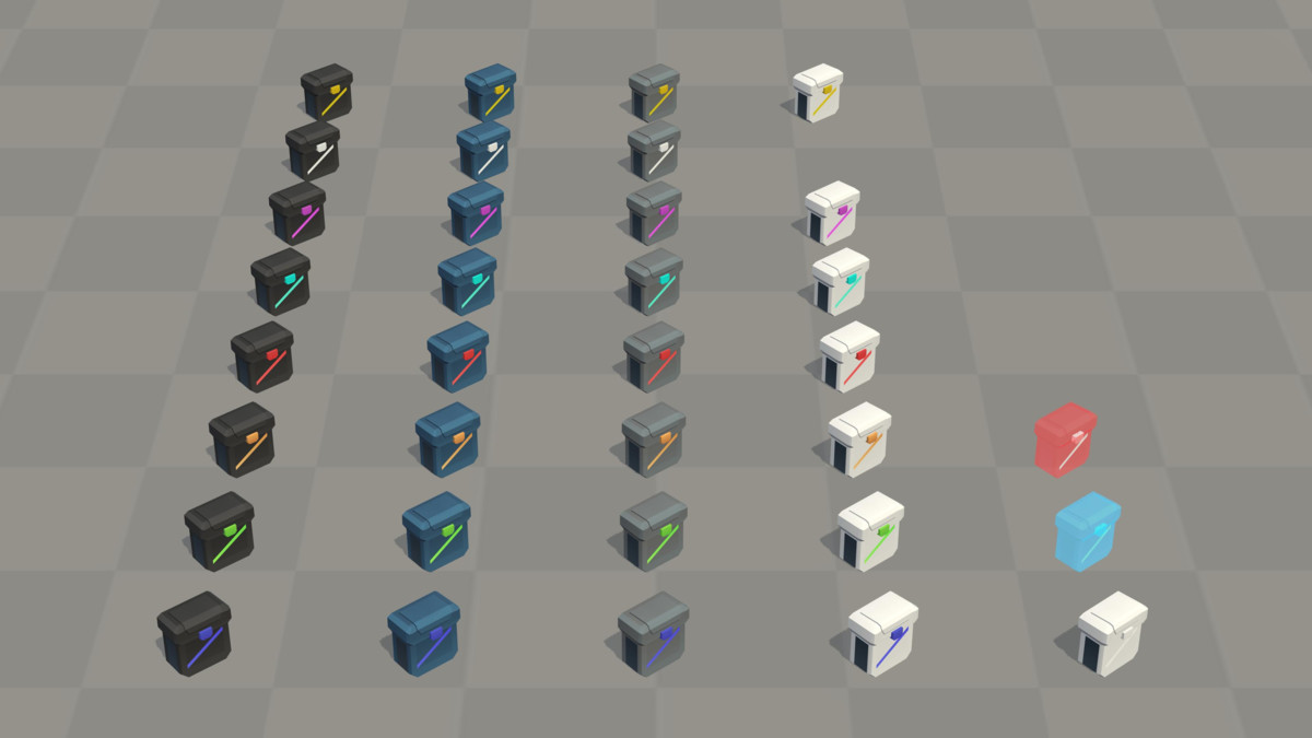 Low Poly Sci-Fi Soldiers M
