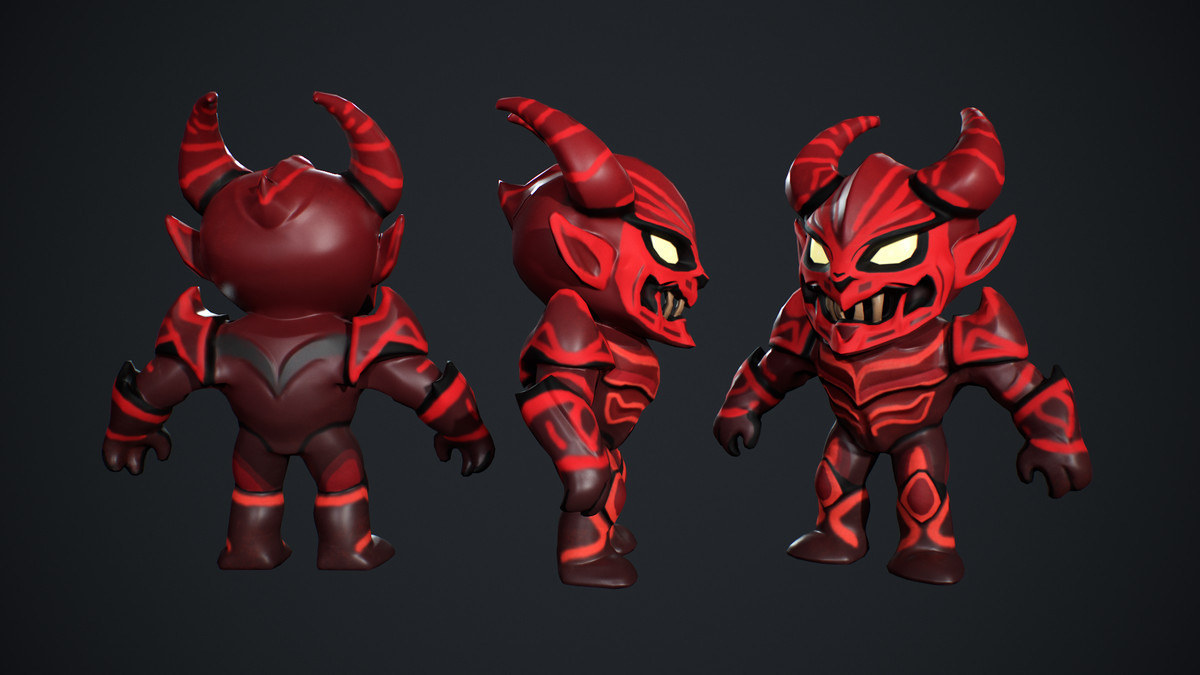 Demon Low Poly