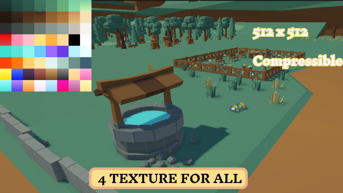 LOKIT: Stylized Medieval Village 200+ Low Poly Assets