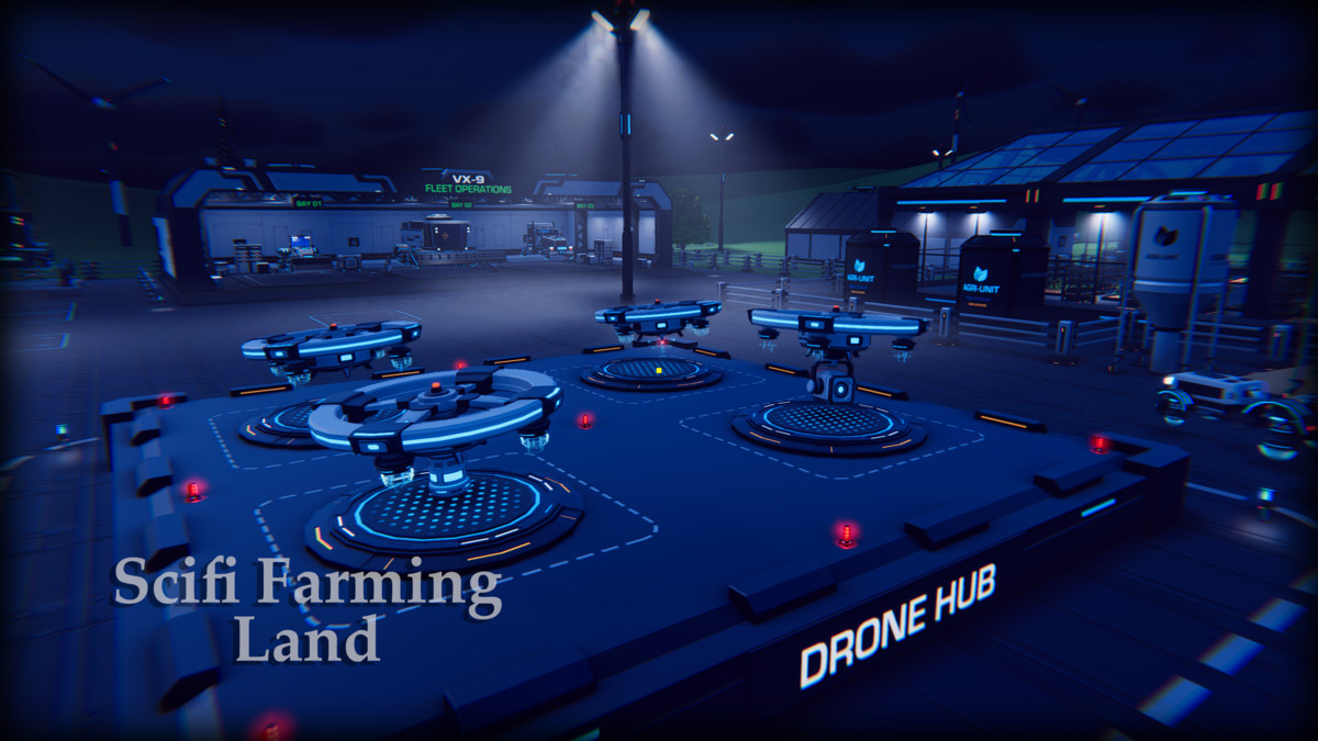 Scifi Farming Land - By Yorakeys