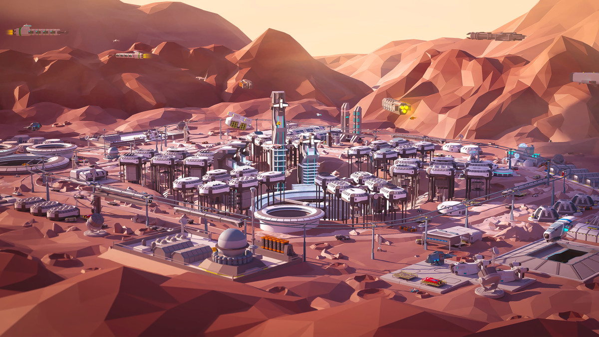 Mars Spaceport - Low Poly 3D Models Pack