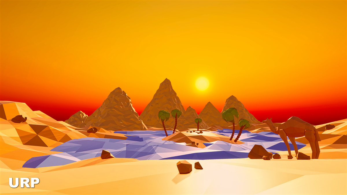 Low Poly Desert Egypts