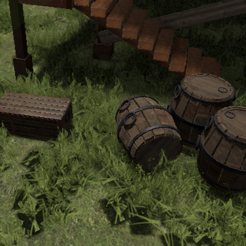 WatchTower Demo Props Crate & Barrel HDRP/URP