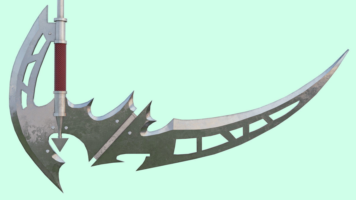 Chain Flail Blade Weapon URP and HDRP Textures
