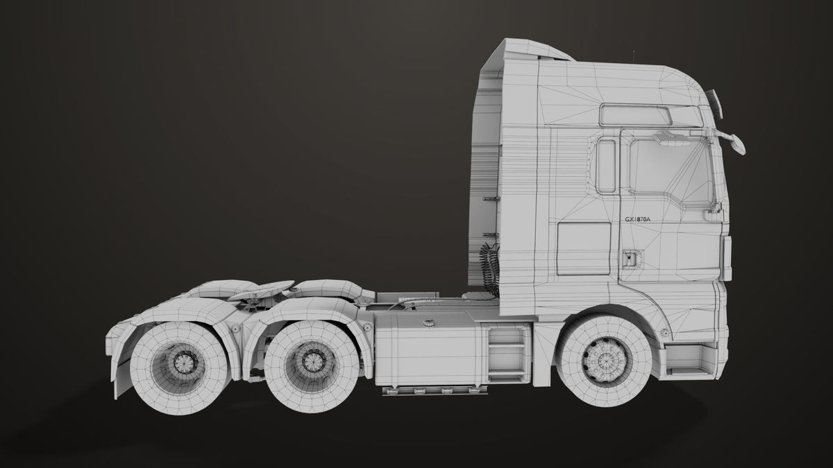 Heavy Truck Chassis 04 Dirty 4 URP HDRP Textures