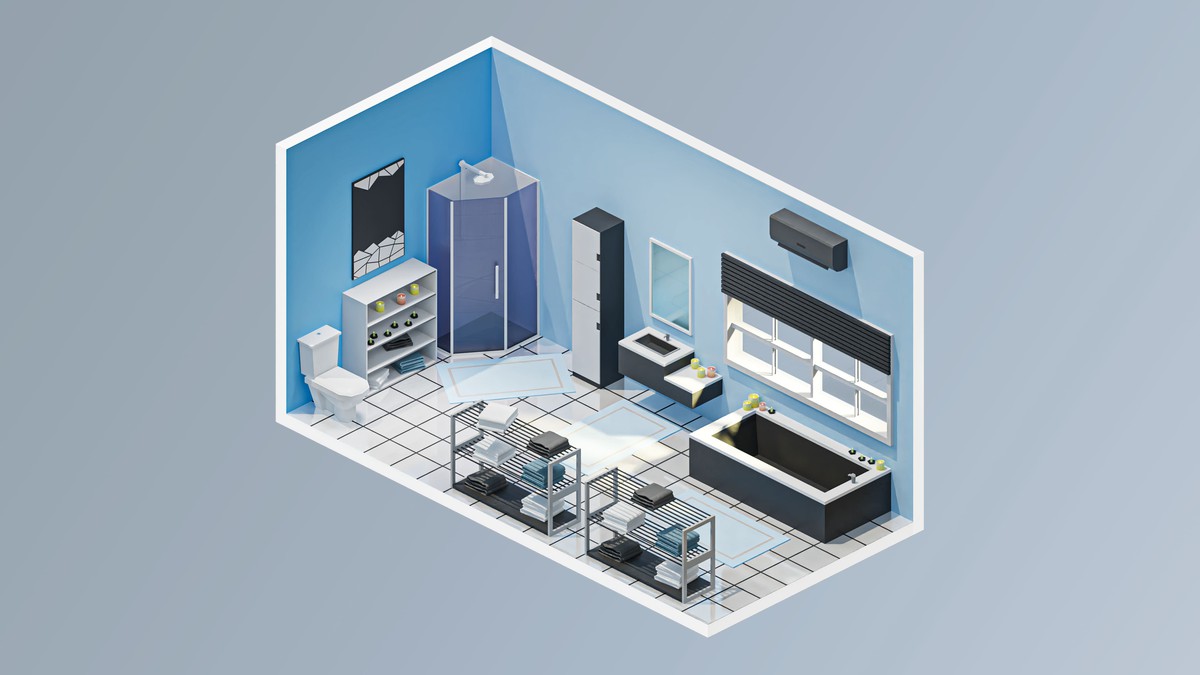 Interior 6 - Low Poly 3D Models Pack