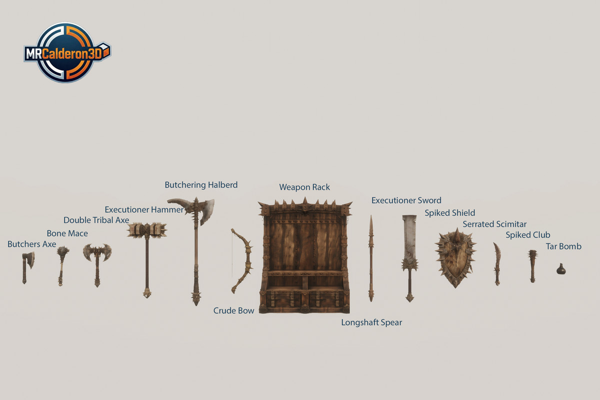 Orc Weapon Pack 2