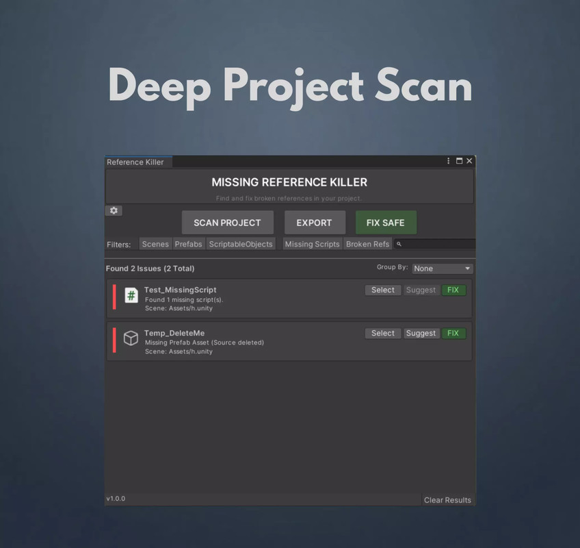 Missing References Killer