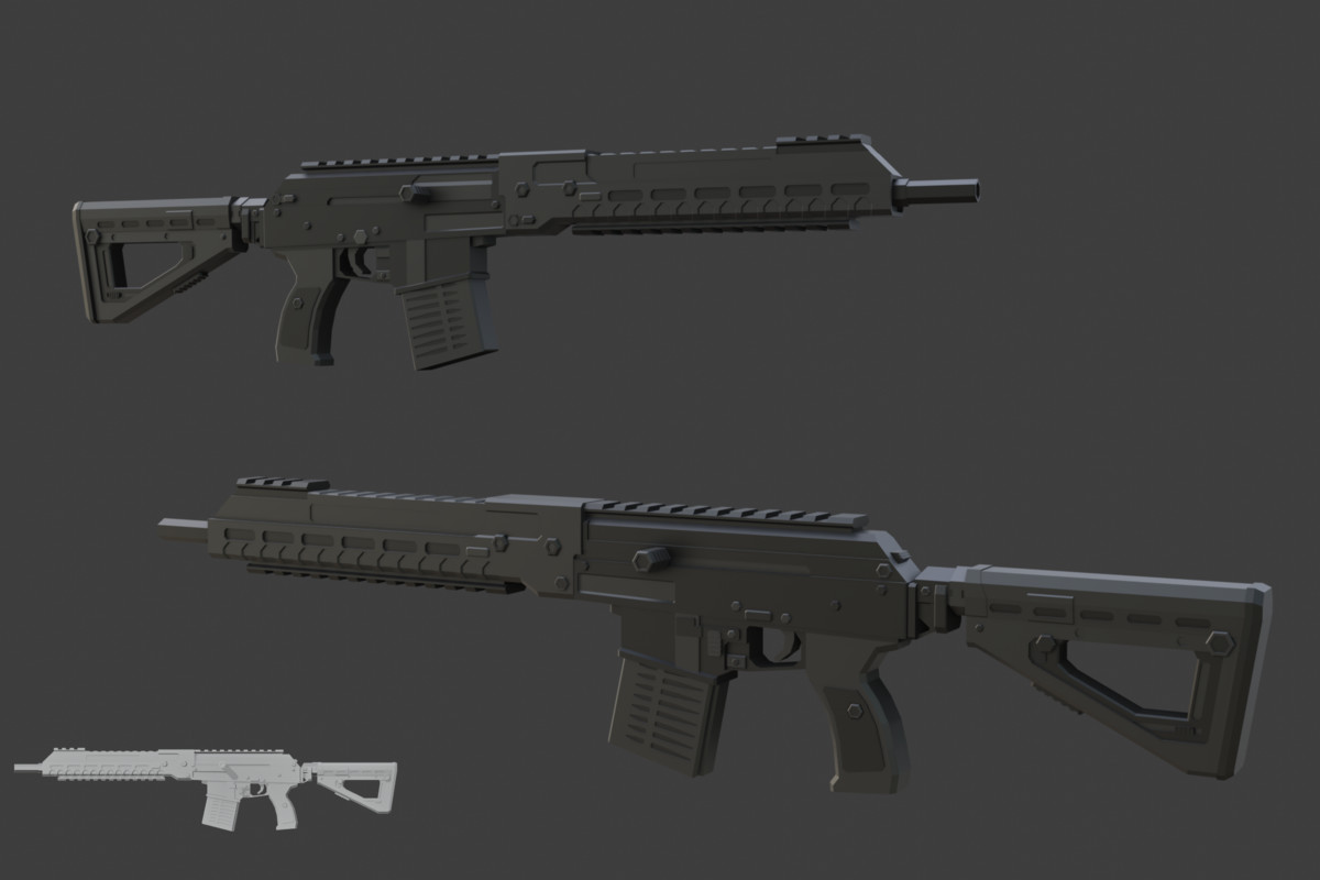 Low Poly Weapon Bundle Pack 3