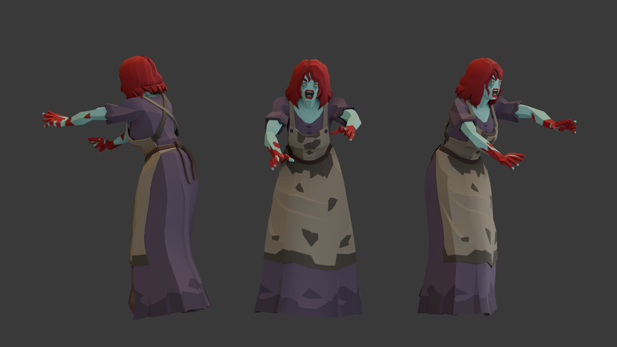 Low-Poly Medieval Fantasy - Biped Creatures Pack