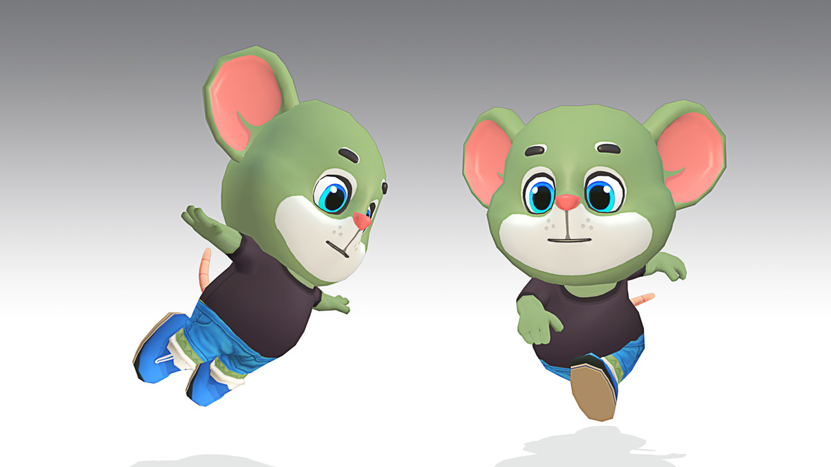 Mouse Rat Rodent Green Animated