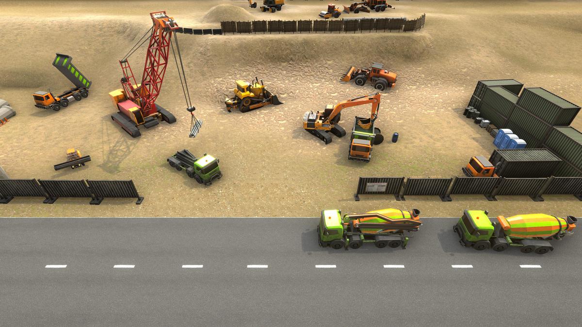 Low Poly Construction Vehicles