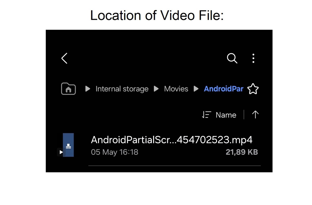 Screen Recording for Android™ (Internal Audio)