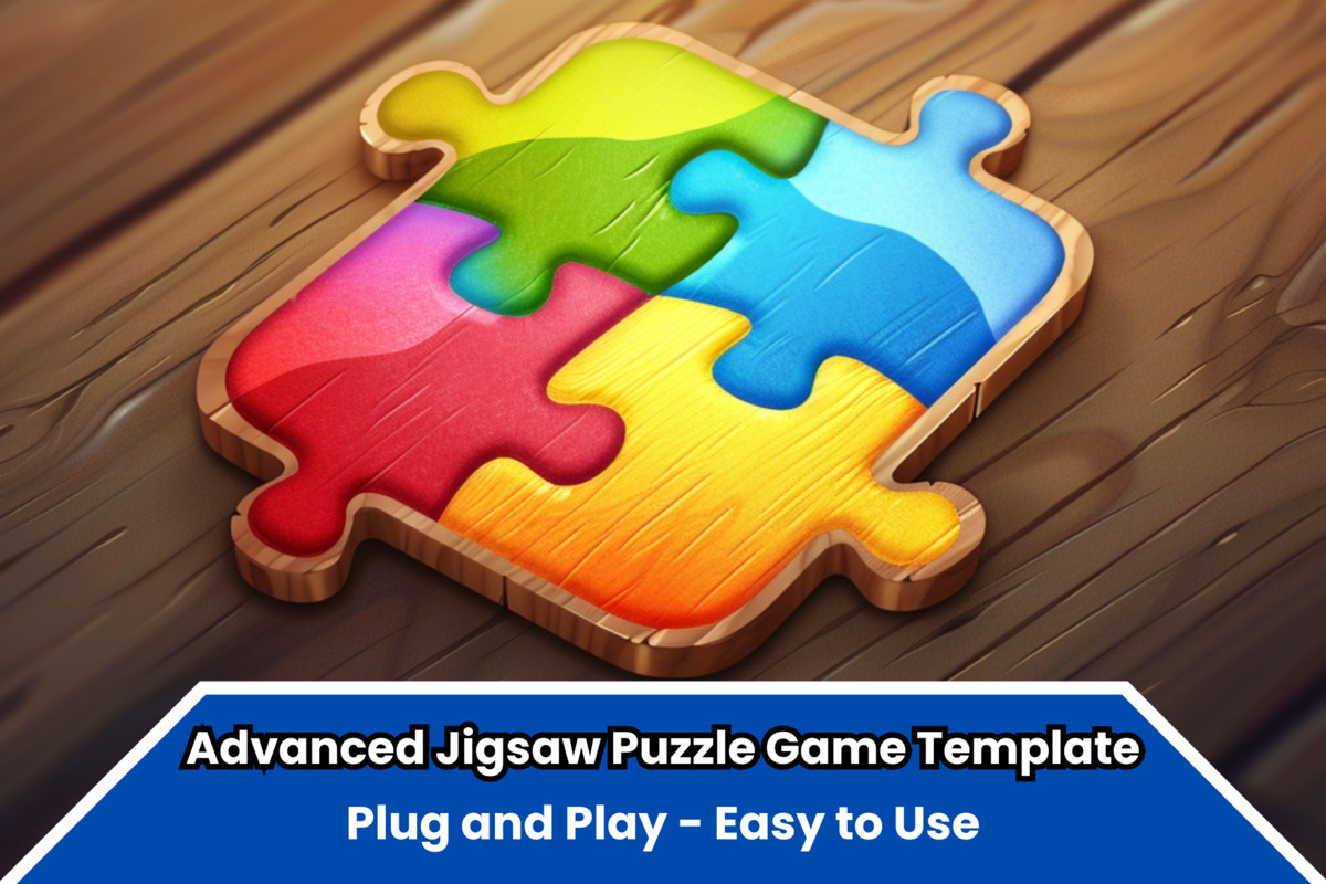 Advanced Jigsaw Puzzle Game Template - Complete System