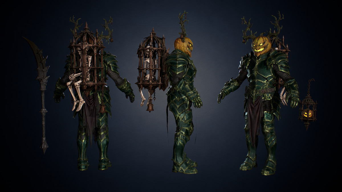 Pumpkin Reaper – Dark Fantasy Halloween Character