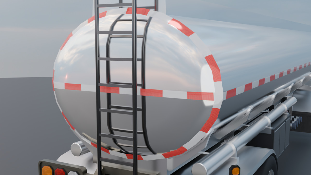 Realistic American Semi Truck + Tanker Trailer | 11 Truck + 8 Tanker Colors