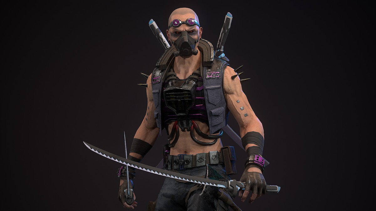 Sci-Fi Punk Warrior