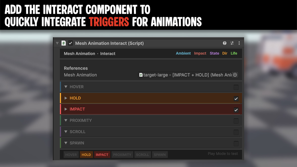 Mesh Animation for Unity