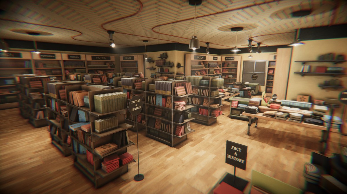 Book Store 3d Environment