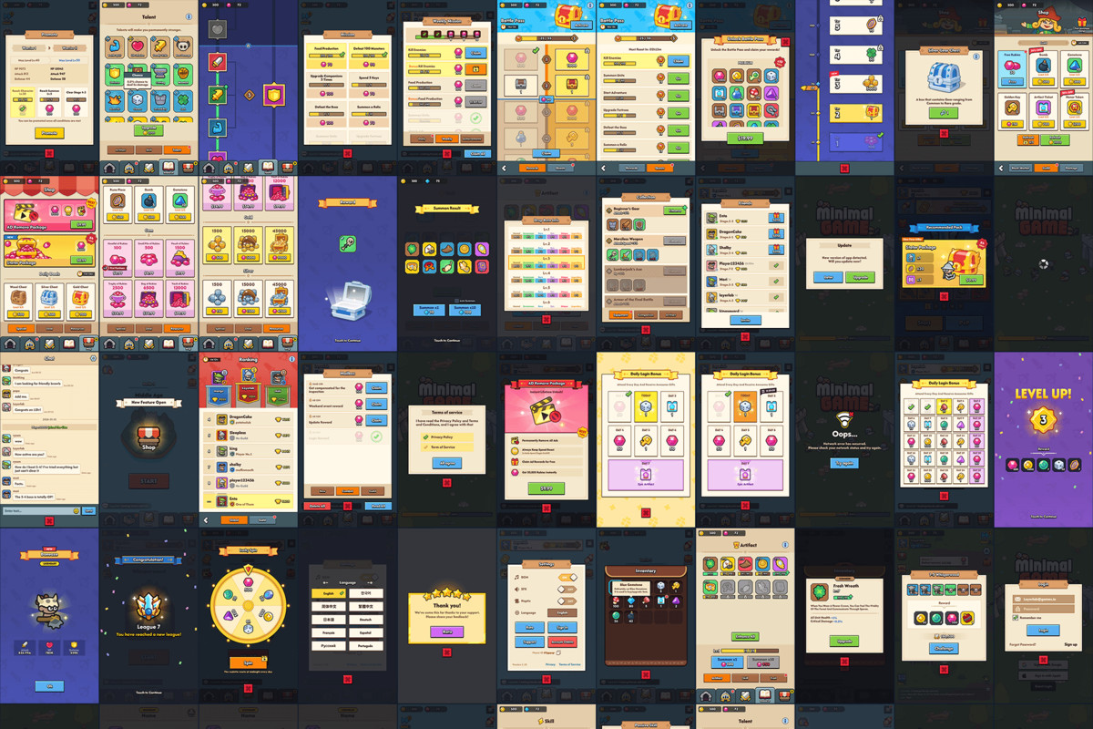 GUI Pro - Minimal Game Light(+PSD)