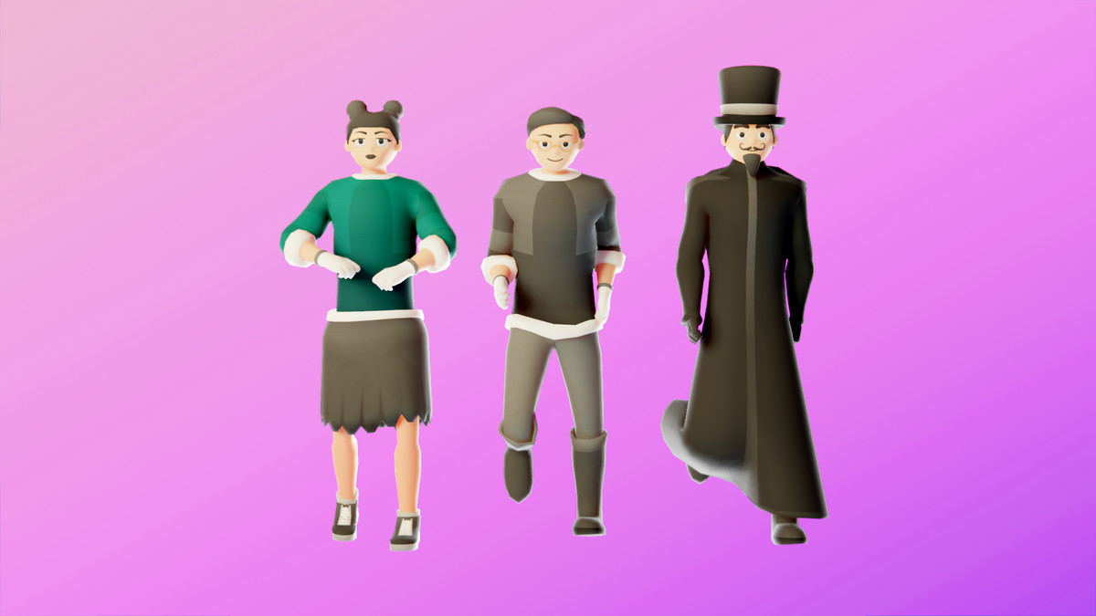 Low Poly Stylized Characters Pack 1 by IGS