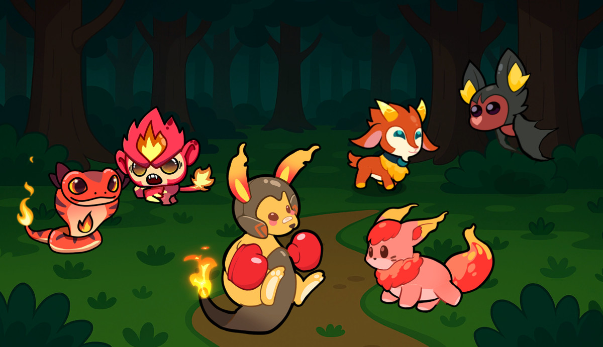 High-Quality Spine 2D Elemental Pet Pack – 23 Cute Rigged Characters