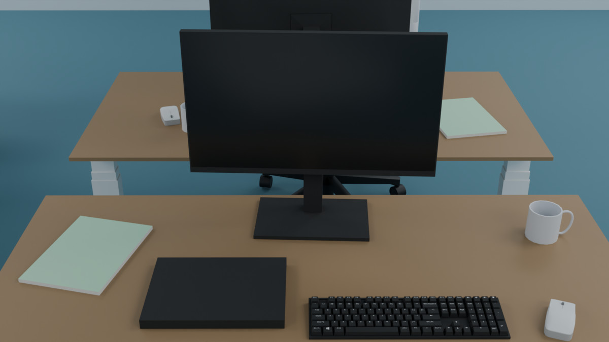 Modern Office Set Low Poly