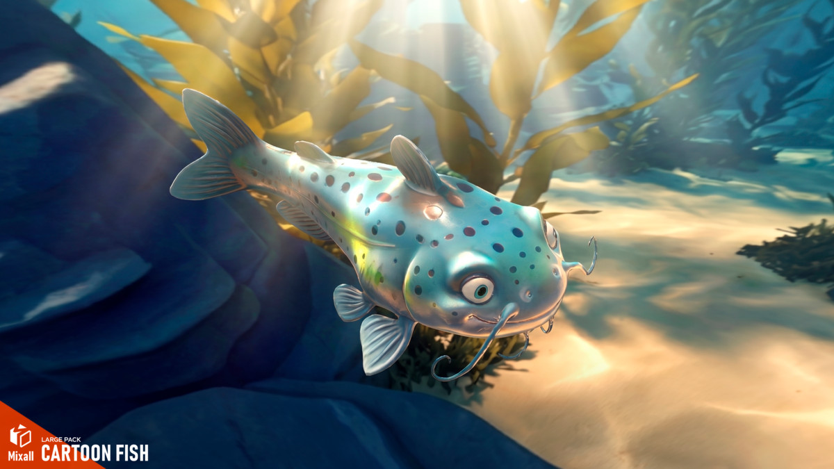 Cartoon fish - large pack
