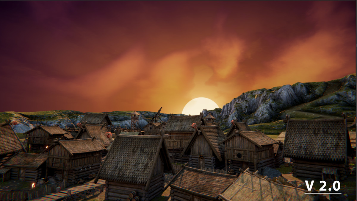 Procedural Stylized Sky 2