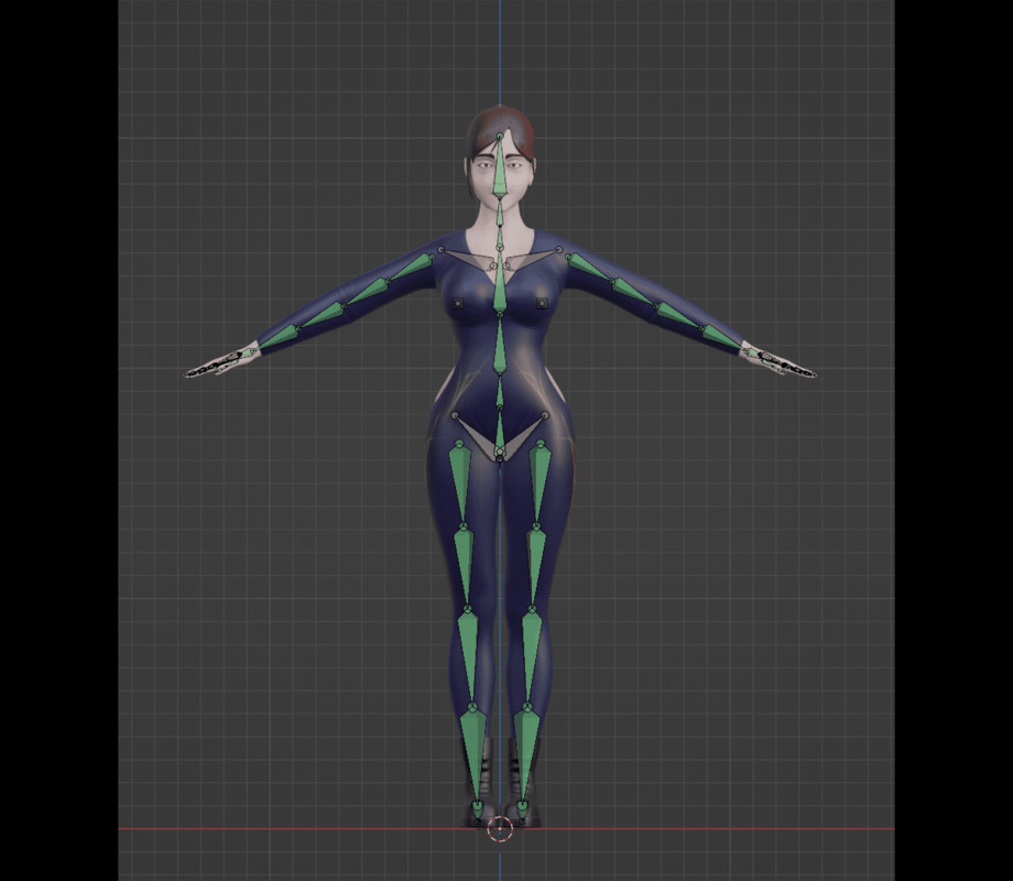 Fully Rigged 3D Character Model
