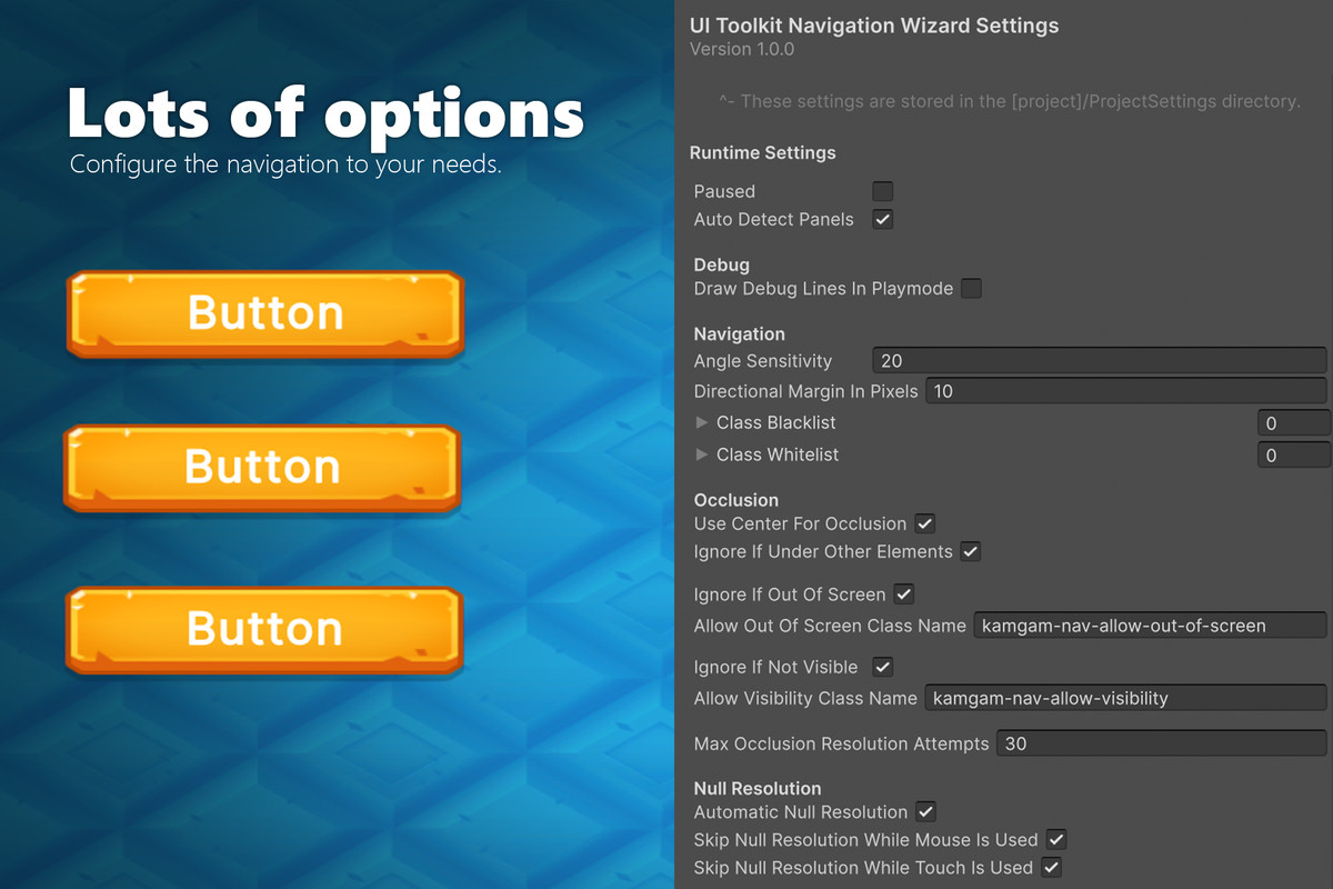 UI Toolkit Navigation Wizard