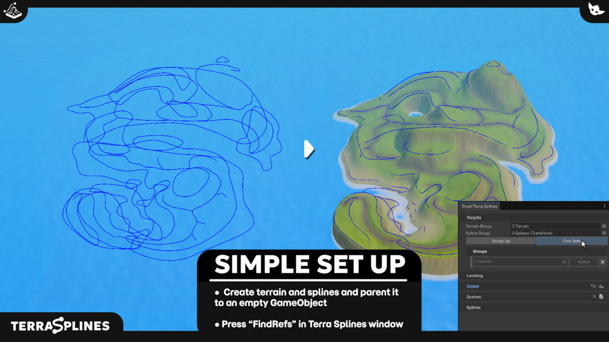 TerraSplines - Spline Terrain Editor