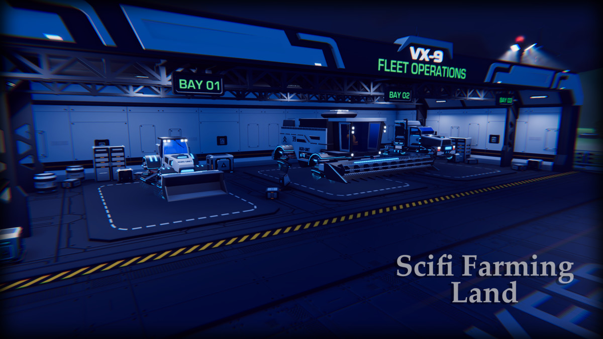 Scifi Farming Land - By Yorakeys