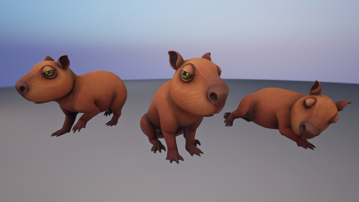 Stylized Capybara