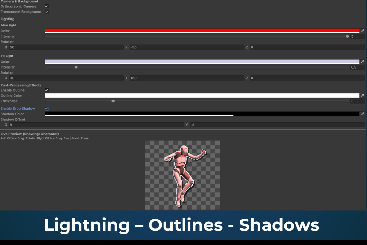 Icon Generator - Animation Posing