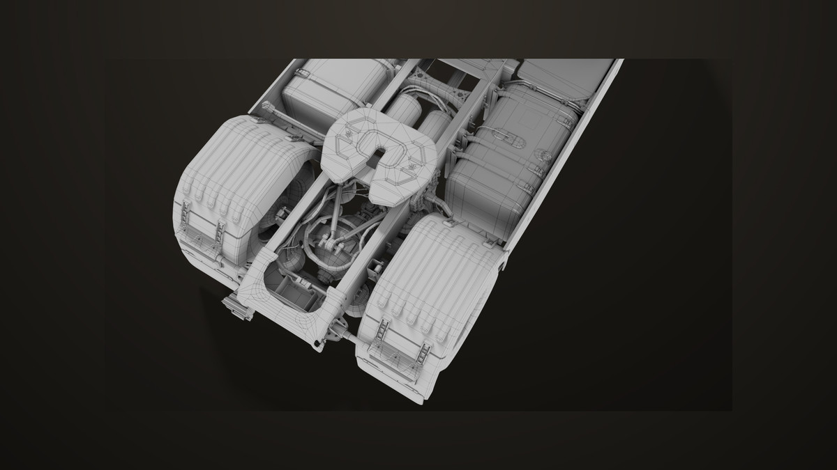 Chassis 06 Yellow URP HDRP Textures