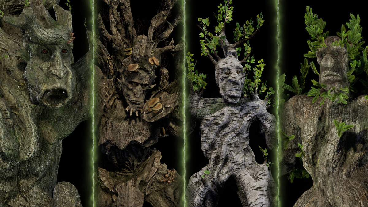 Pack of tree ents