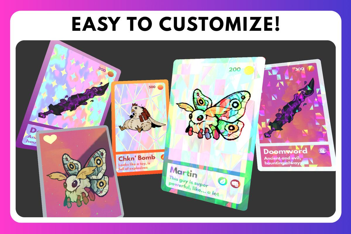Card TCG Holographic Shaders Pack