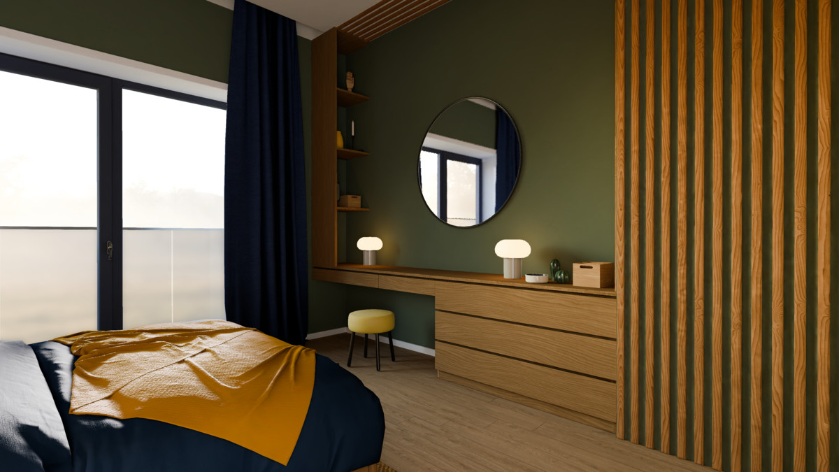Photorealistic Bedroom Interior – HDRP Ready