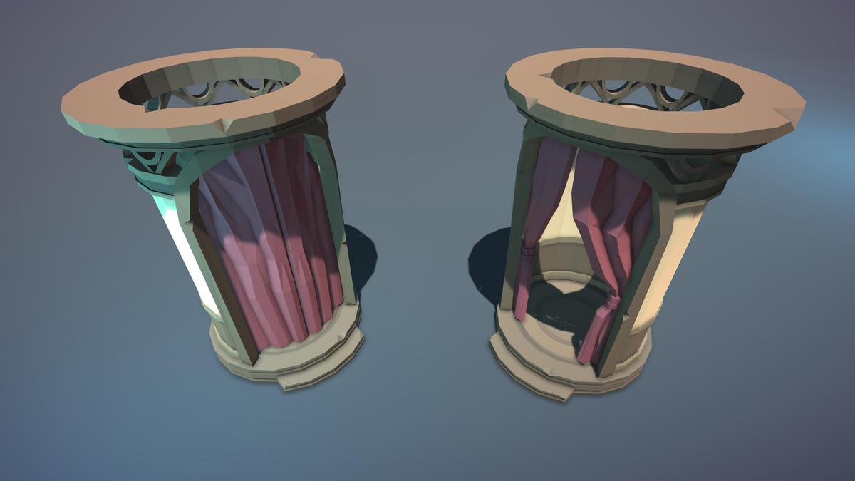 STYLIZED Fantasy Clothing Shop - Low Poly 3D Art