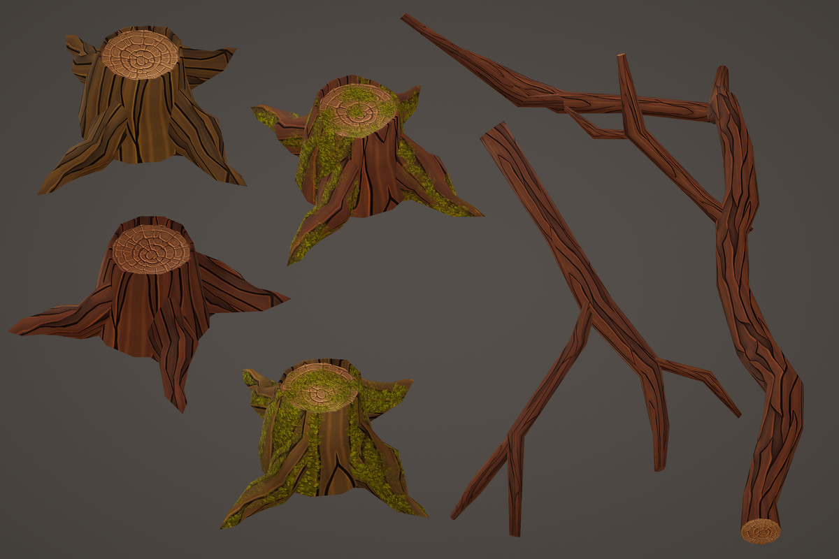 Ruins Forest Environment