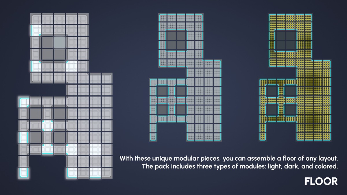 Sci-Fi Props - Low Poly 3D Models Pack