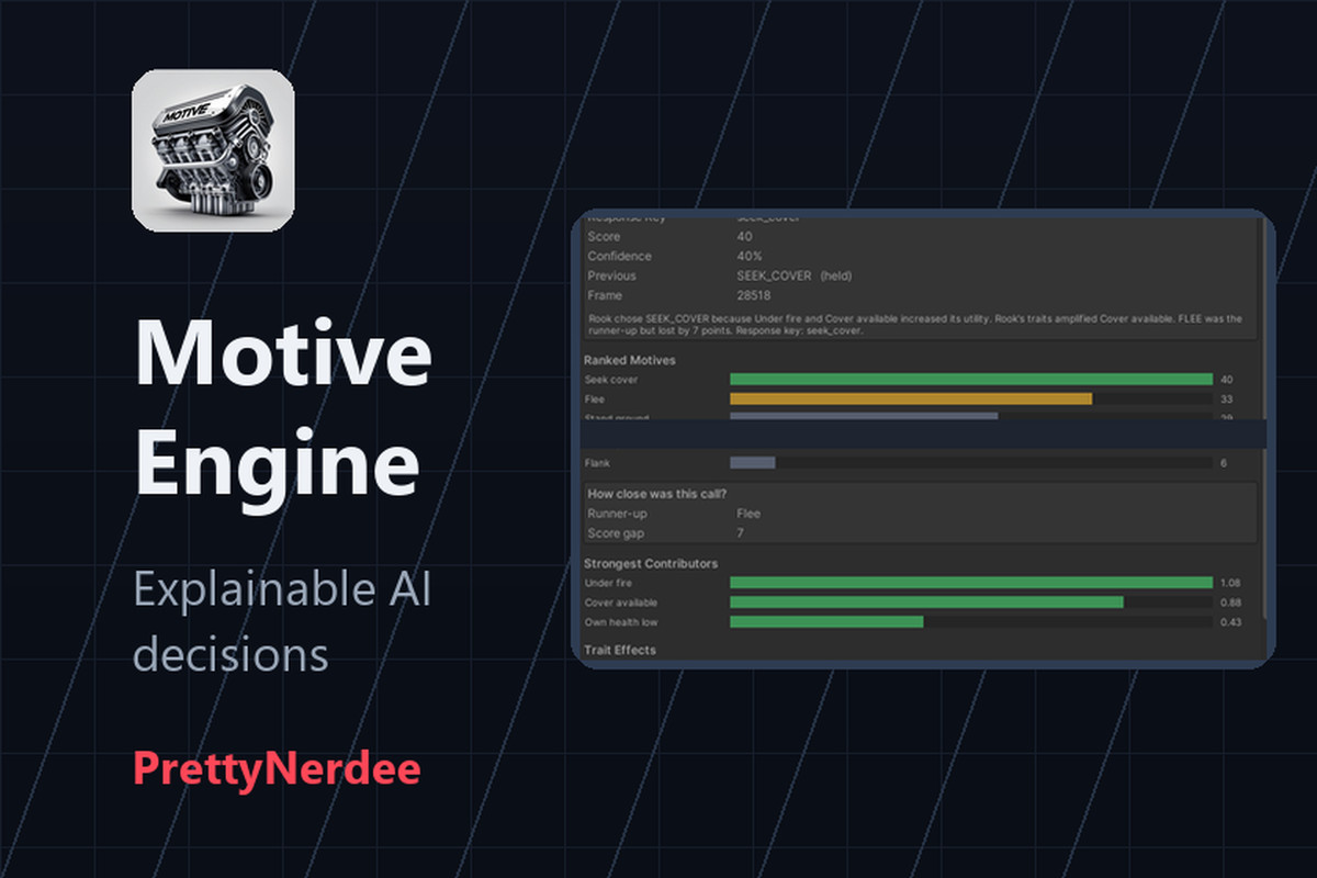 Motive Engine - Explainable AI Decisions for NPCs, Factions & Narrative