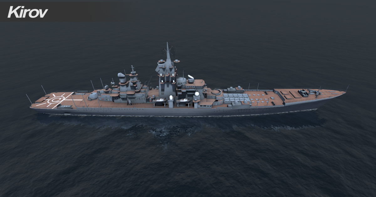 Low Poly Military Warship Collection 9