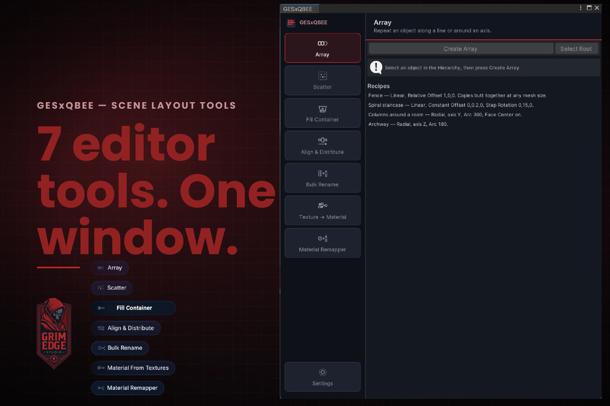 GESxQbee - Scene Layout Tools