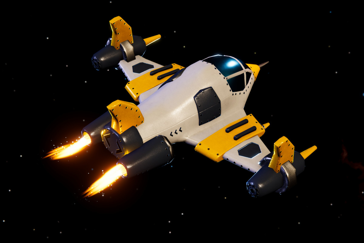 Stylized Spaceship Collection (4 Ships)