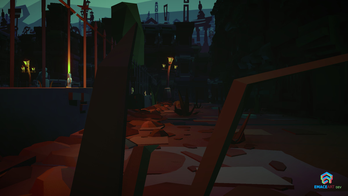NecroPOLY - Low Poly Cemetery Kit — FREE - Dark Corners