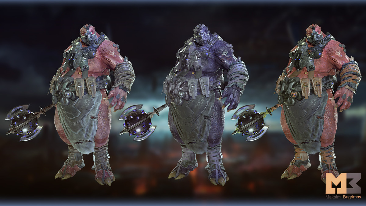 Charater Alien Warrior 02