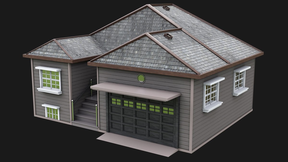House 02 URP HDRP Textures