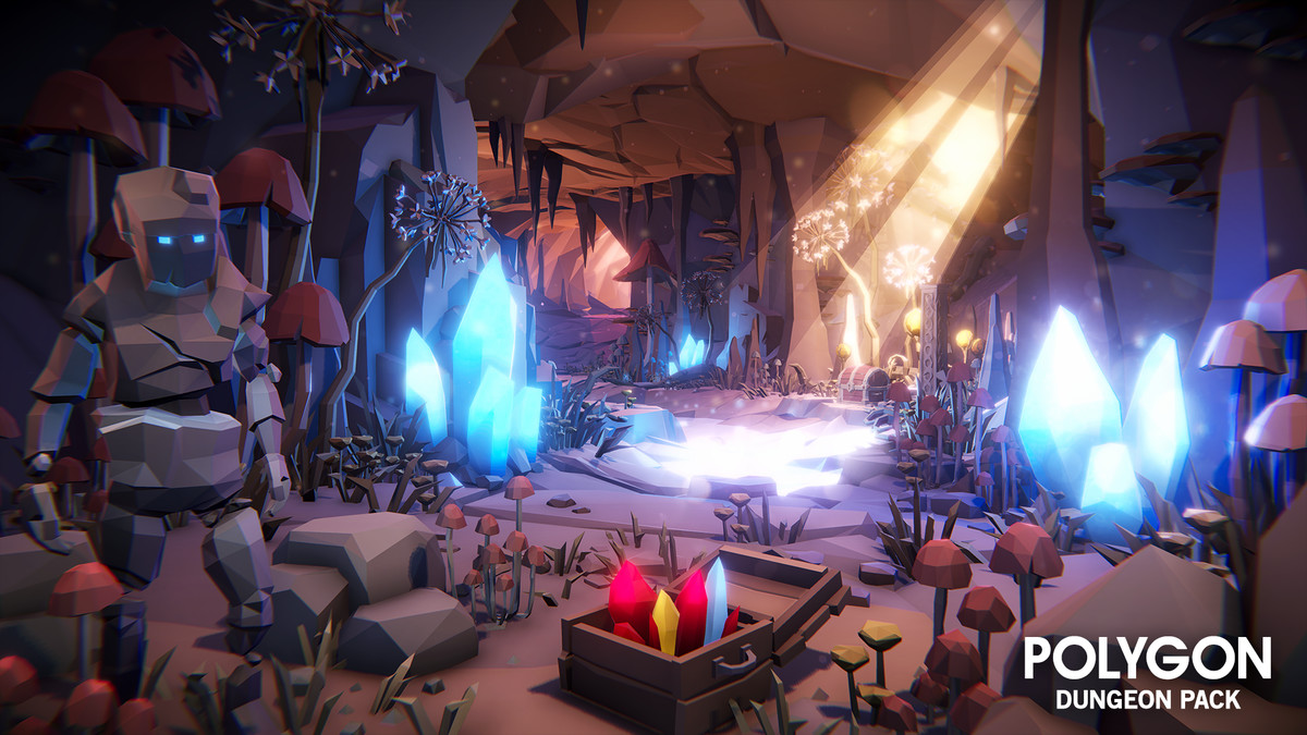 Value Bundle – POLYGON Dungeons Pack and Fantasy Dungeon Map